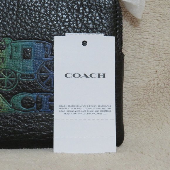 Coach Bags Coach Ombre Leather Horse And Carriage Corner Zip